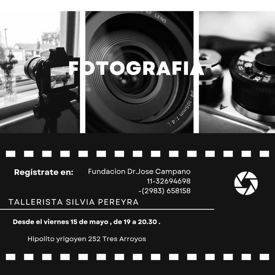 Empezaron las inscripciones al Taller de Fotografía en La Campano