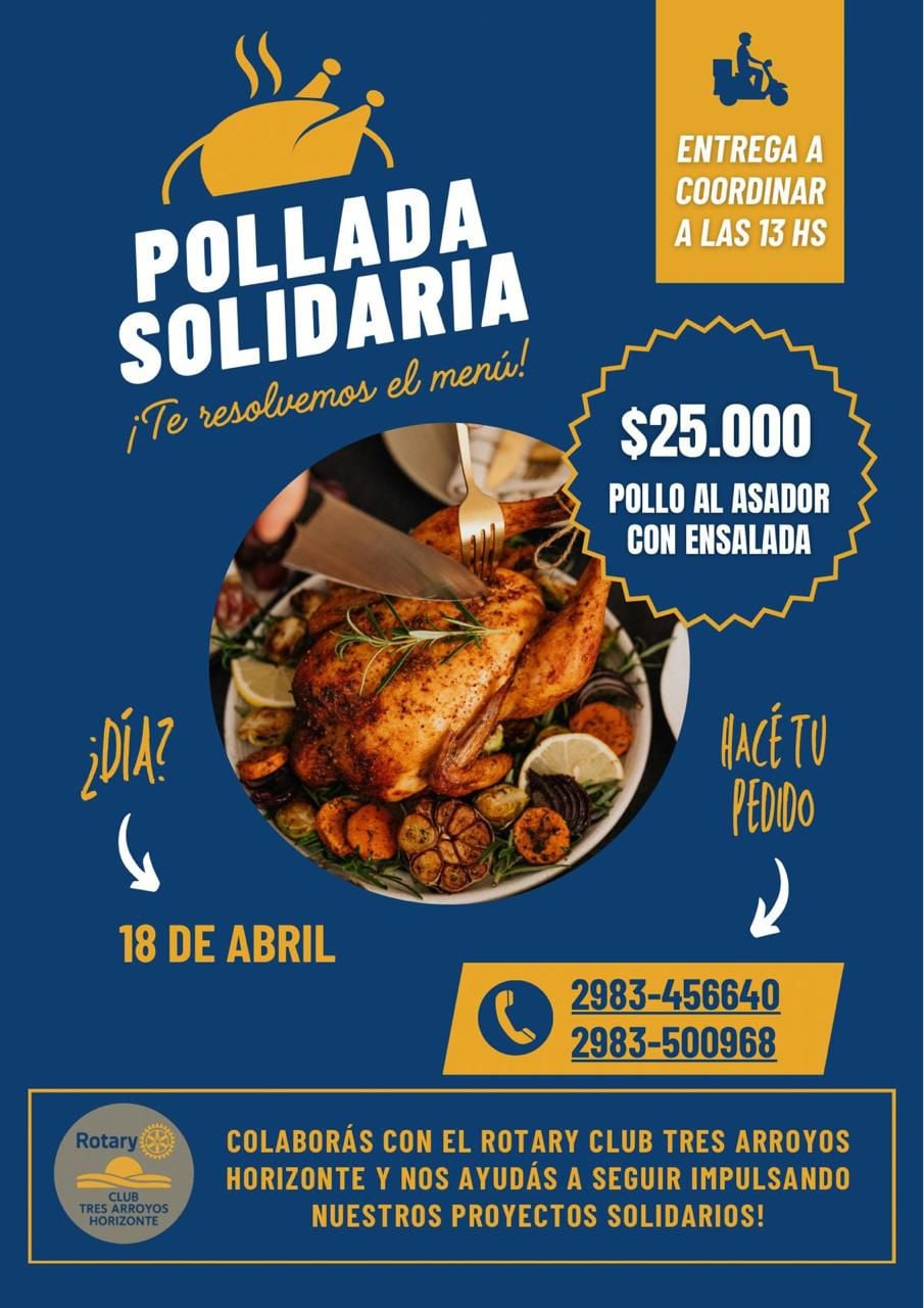 (audio) El Rotary Club Horizonte presentó su nutrida agenda de actividades solidarias