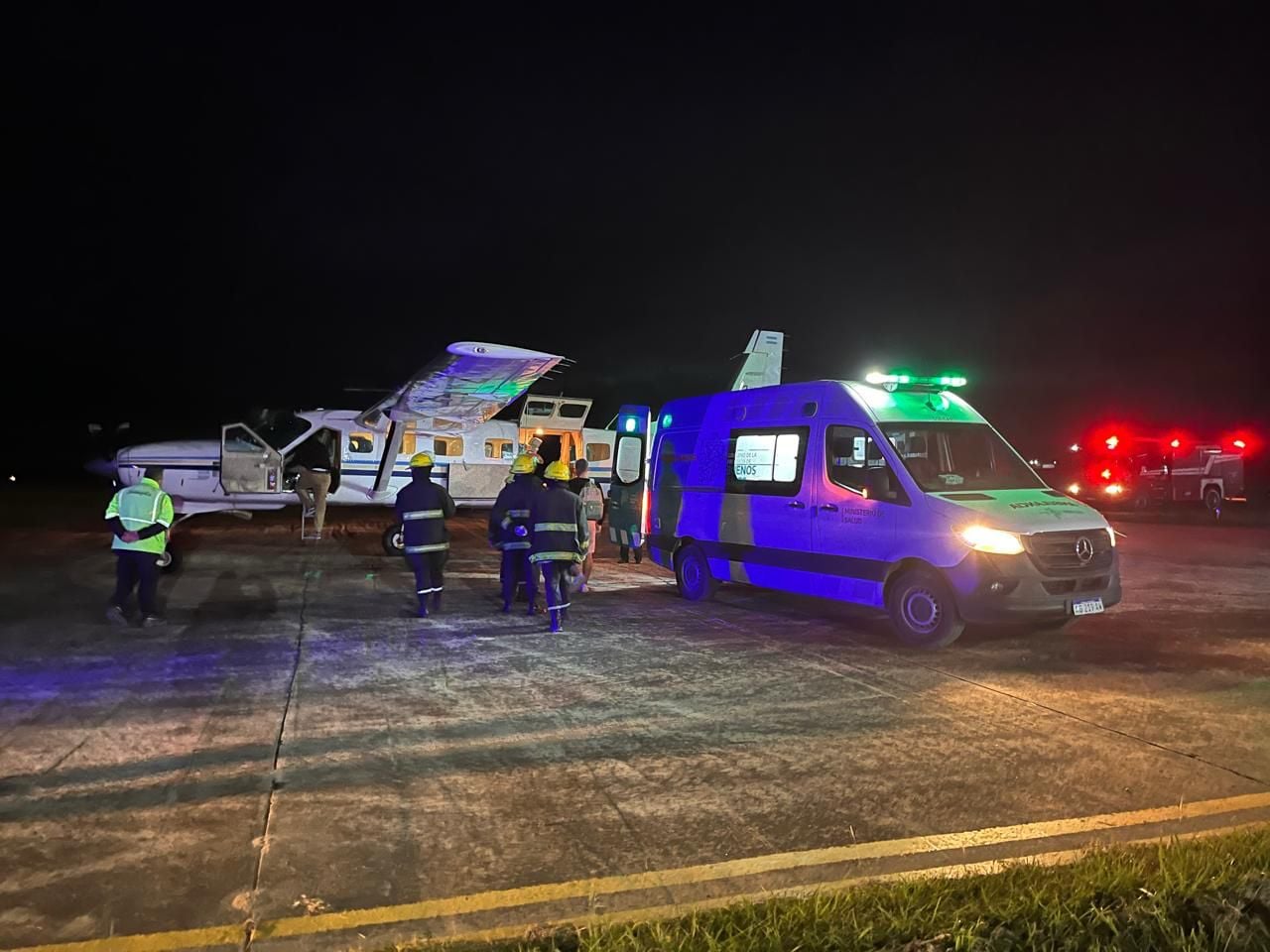 Vuelos de la vida:Trasladaron un paciente pediátrico a nosocomio de alta complejidad (videos)