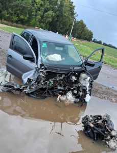 Impactante accidente rutero: Una mujer y dos menores trasladados al Hospital