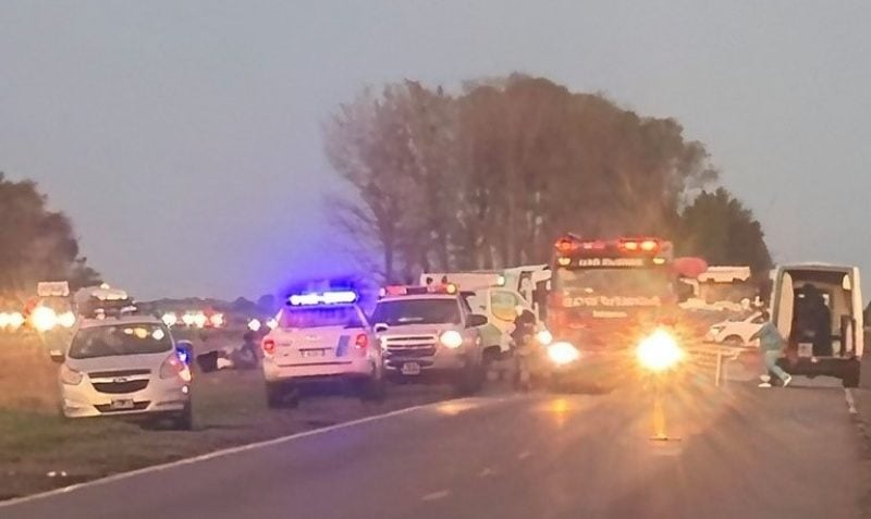 Ruta 3: Son cinco los fallecidos tras un violento accidente