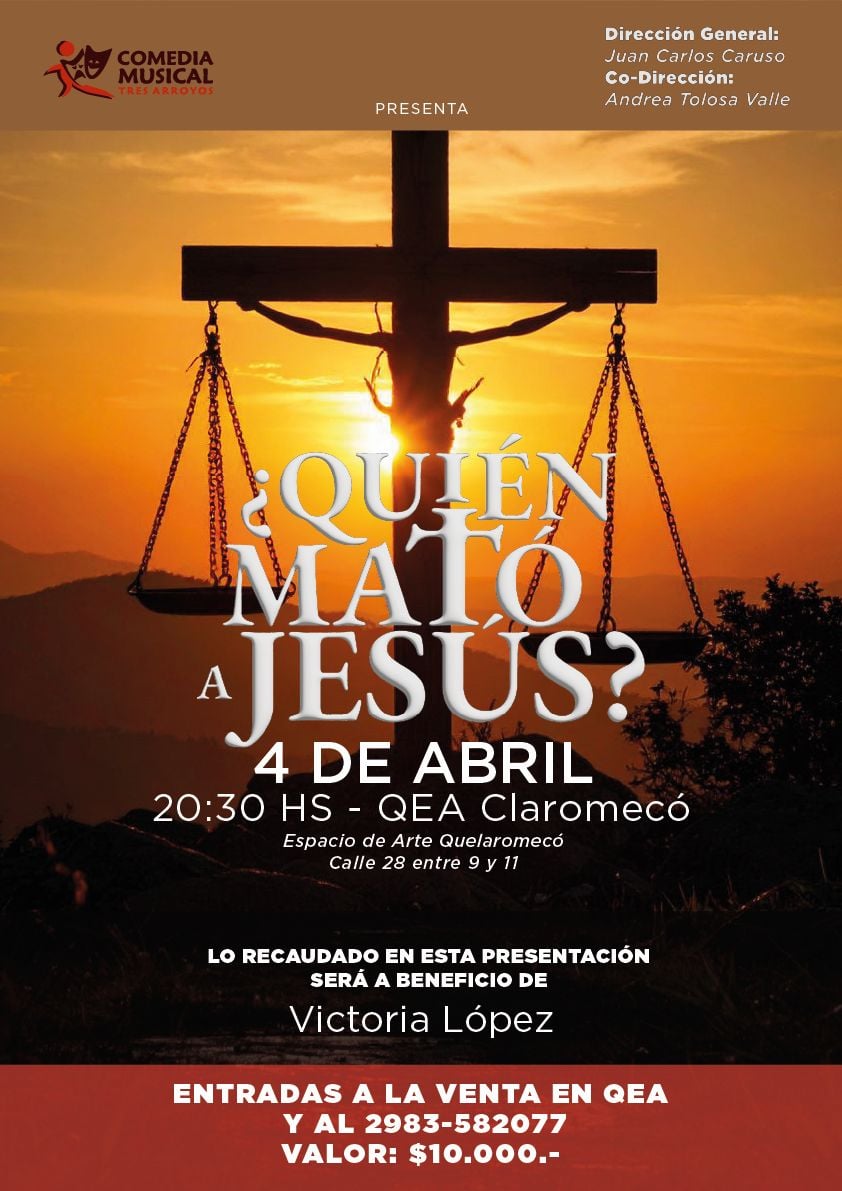 ¿Quién mató a Jesús? En el Quelaromecó espacio de arte