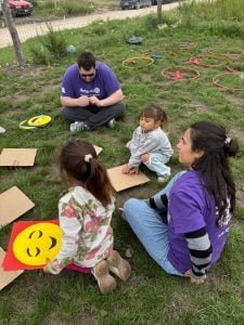 (audio) El comedor “Los Ángeles de Mónica” llevó la alegría de las Pascuas al barrio Santa Teresita