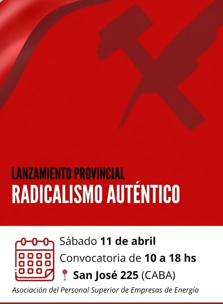 Lanzan la línea “Radicalismo Auténtico”