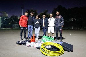 Entregaron kits deportivos a clubes de Monte Hermoso
