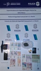 De La Garma: cuatro aprehendidos por tenencia de drogas