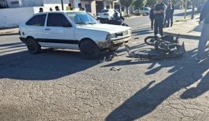 Choque en Bernardo Irigoyen y Lamadrid