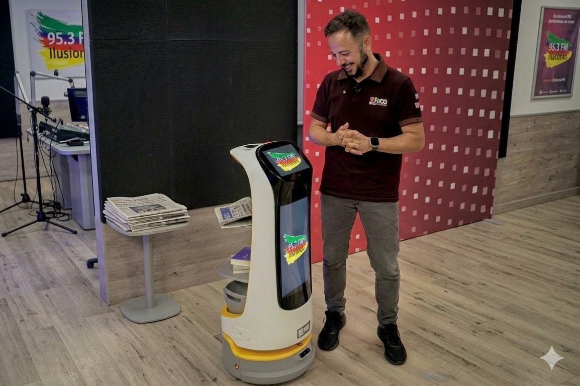 (audio) Robots mozos y de limpieza con IA en Córdoba