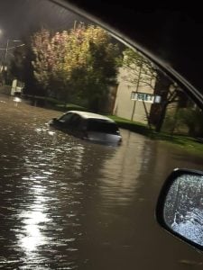 (audio y videos) “No hubo desagüe que aguante”, dijo Pablo Barizone tras el temporal en Coronel Suarez