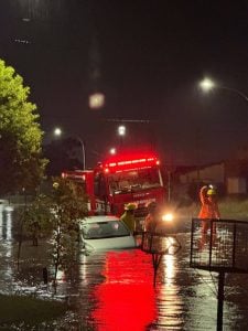 (audio y videos) “No hubo desagüe que aguante”, dijo Pablo Barizone tras el temporal en Coronel Suarez