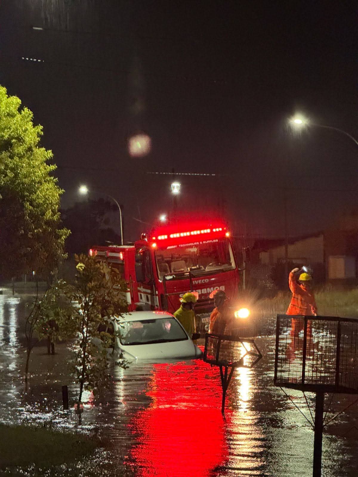(audio y videos) “No hubo desagüe que aguante”, dijo Pablo Barizone tras el temporal en Coronel Suarez