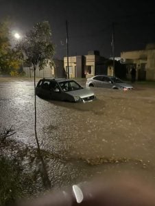 (audio y videos) “No hubo desagüe que aguante”, dijo Pablo Barizone tras el temporal en Coronel Suarez