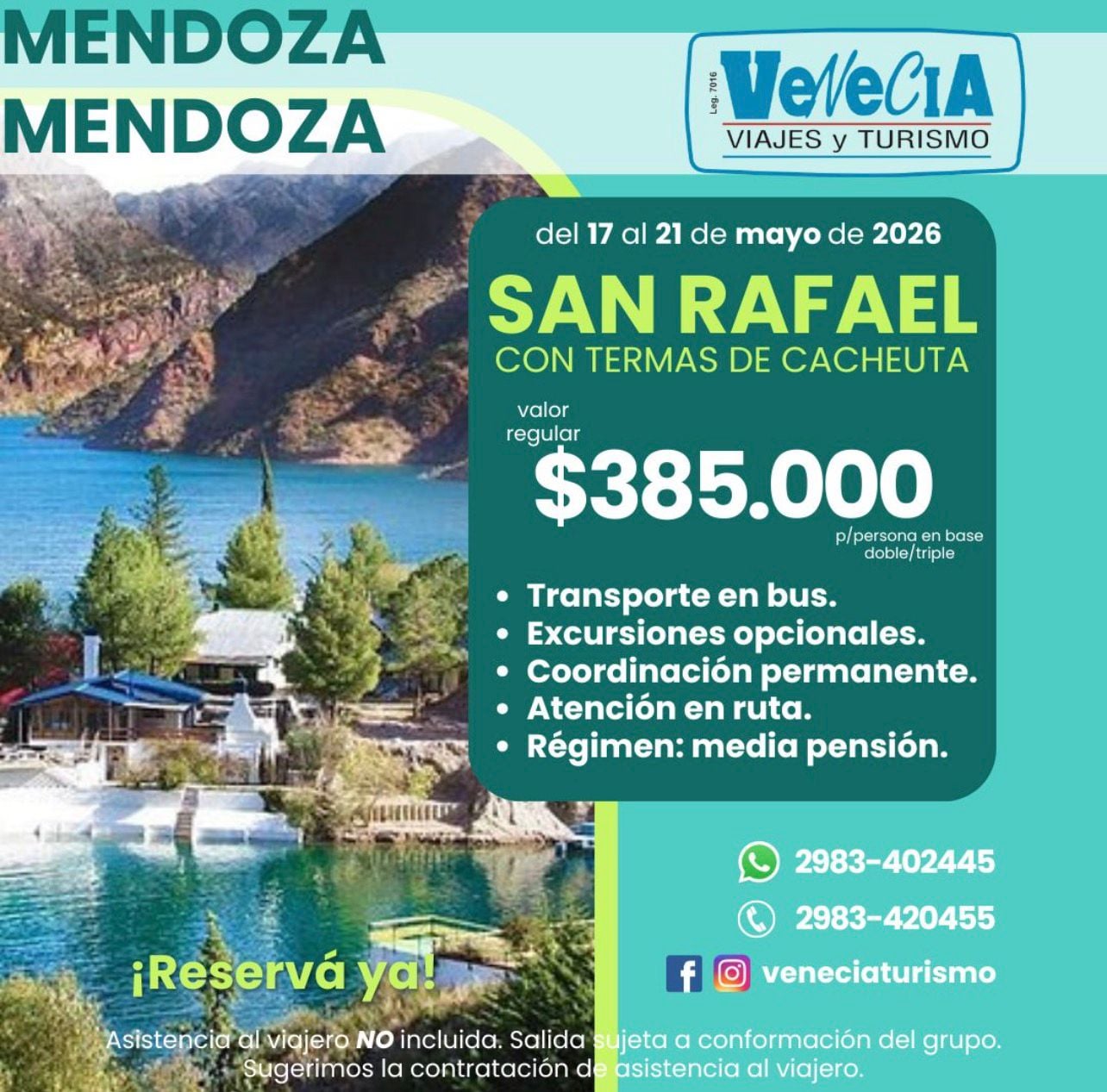 (audio) Valores y opciones  que ofrece Venecia Viajes y Turismo