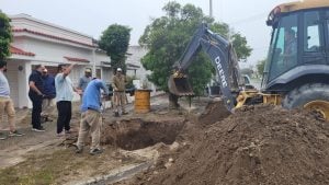 Comienza, en Claromecó, una obra de desagües para mejorar los problemas de escurrimiento de agua