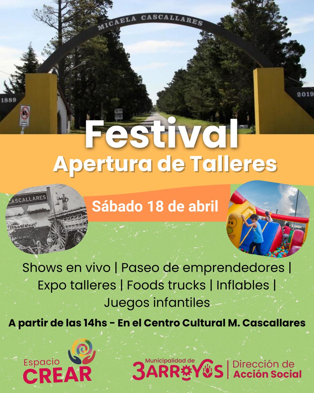 El Espacio Crear suma una nueva sede. Será en Cascallares y lo celebra con un festival