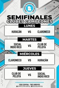 Bochas: el campeonato de Clubes Campeones entra en etapa de definiciones