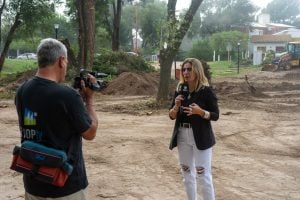 Comenzó la primera etapa del nuevo paseo de artesanos en Monte Hermoso