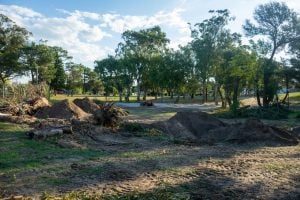 Comenzó la primera etapa del nuevo paseo de artesanos en Monte Hermoso