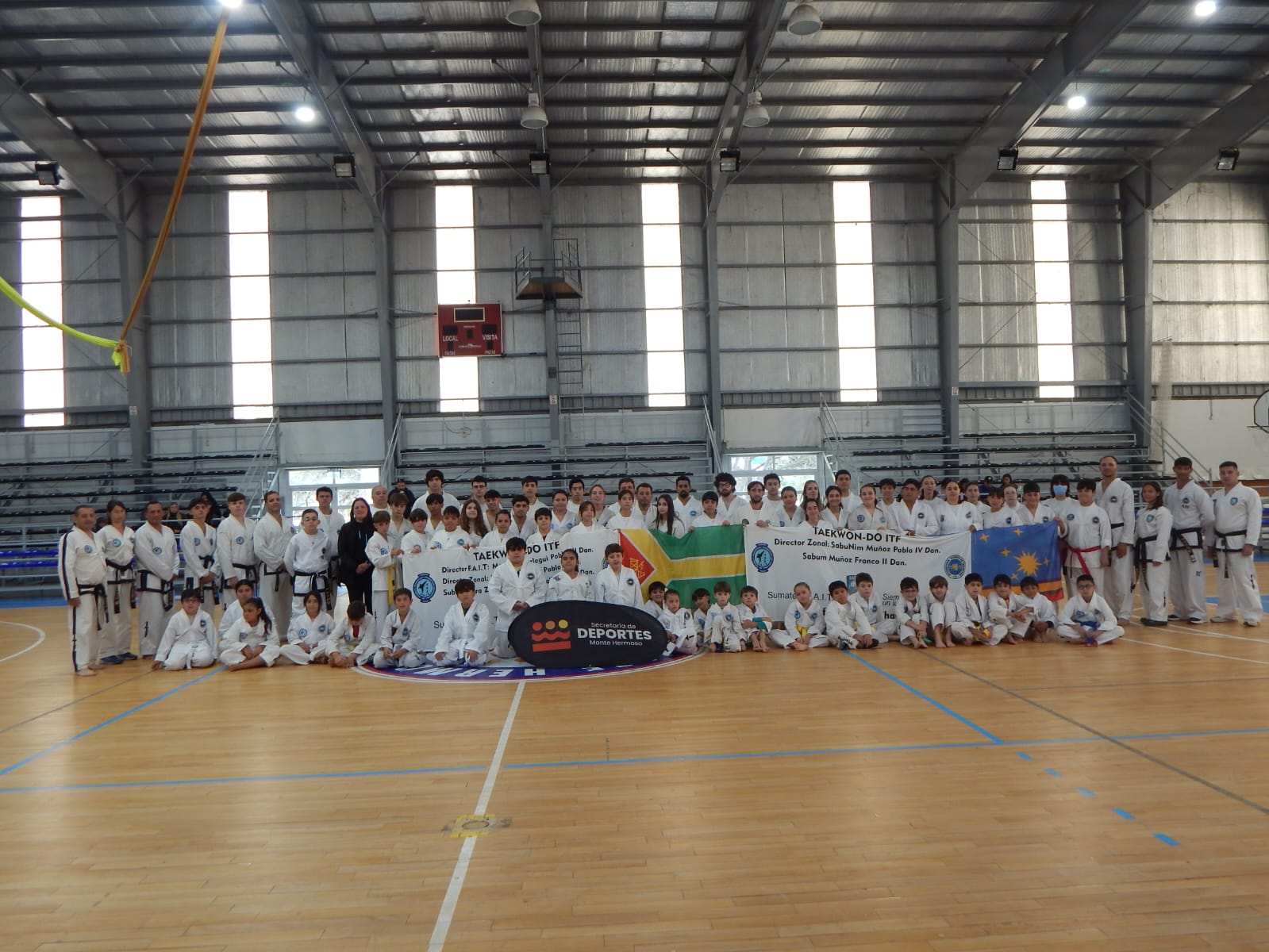 Taekwondo ITF: gran participación en Monte Hermoso
