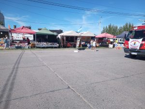Con el desfile cívico, culminó el acto oficial del aniversario tresarroyense