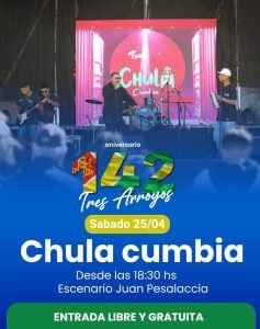 Tres Arroyos sigue celebrando su 142° aniversario con una nueva jornada para disfrutar en familia