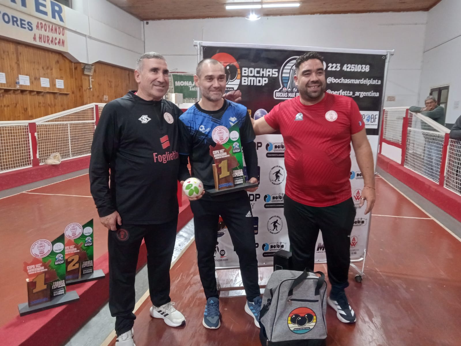 El bahiense Daniel Vitozzi ganó el Torneo Especial de Bochas