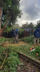 Claromecó: comenzaron los trabajos después del temporal
