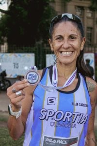Notable desempeño de Belén Iardino en los 21K de FILA