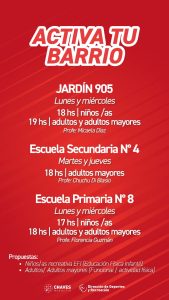 Chaves Municipio Programa “Activa tu Barrio”