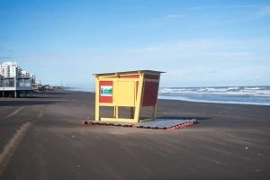 Monte Hermoso: Trabajos en la ciudad luego de la última sudestada