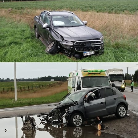 Impactante accidente rutero: Una mujer y dos menores trasladados al Hospital