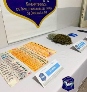 Secuestro de droga y dinero en Tres Arroyos