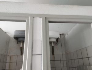 Trabajos en la Escuela 11 de Ochandio