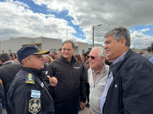 Dirigentes del PJ de Tres Arroyos acompañaron al Gobernador en De la Garma