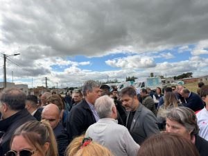 Dirigentes del PJ de Tres Arroyos acompañaron al Gobernador en De la Garma