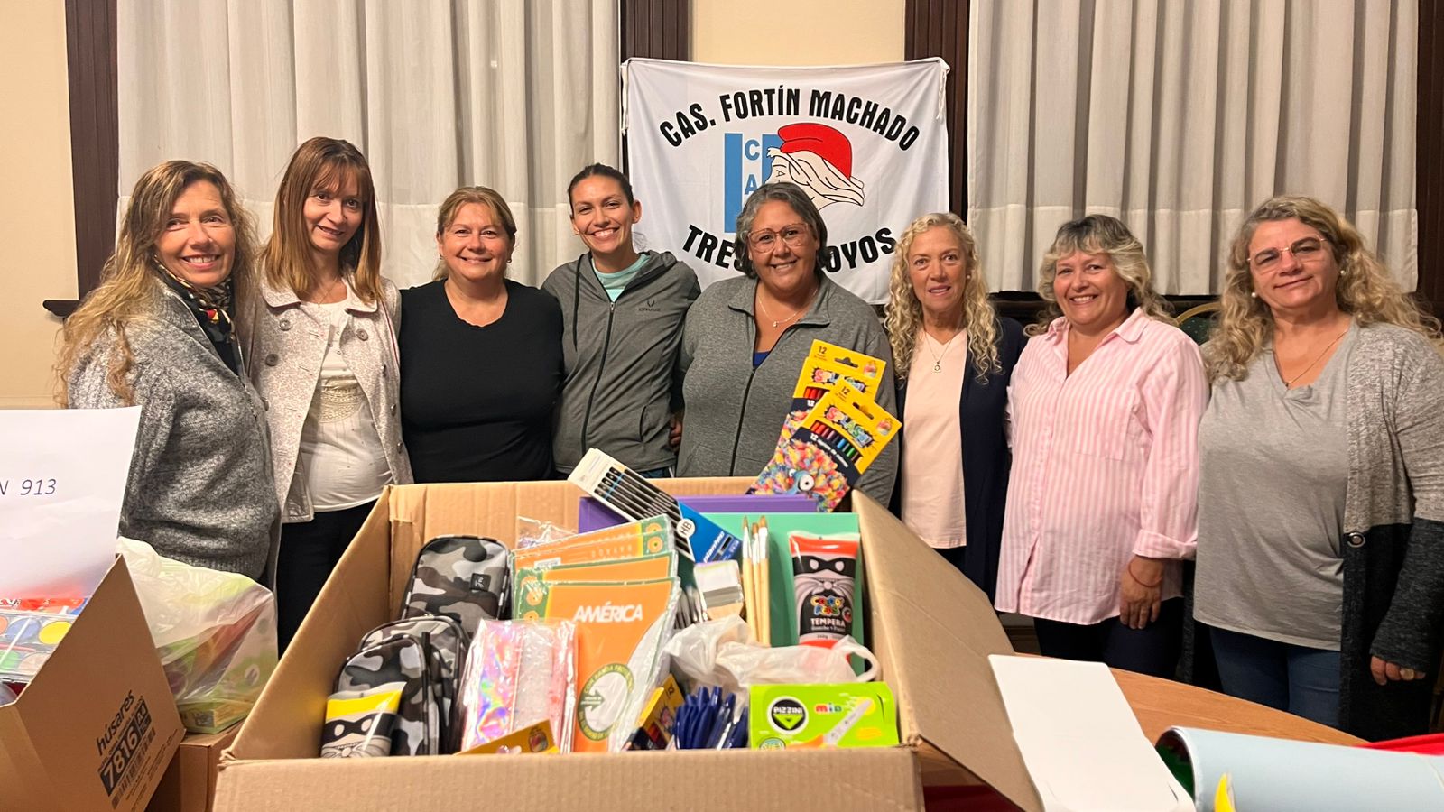 Donaciones del CAS Fortín Machado a instituciones educativas