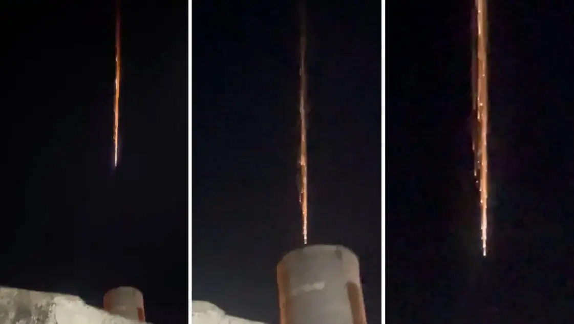 Las estelas brillantes que se observaron en el cielo esta madrugada tienen su explicación (video)