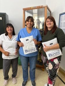 Chaves Municipio entregó indumentaria al personal de salud y limpieza