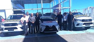El Quequén adquirió los vehículos Toyota para el concurso de pesca 2027