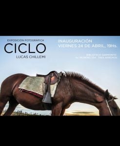 Luchas Chillemi presenta muestra en la Sarmiento en adhesión al Aniversario