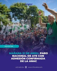 La ANAC va al Paro Nacional Aeronáutico