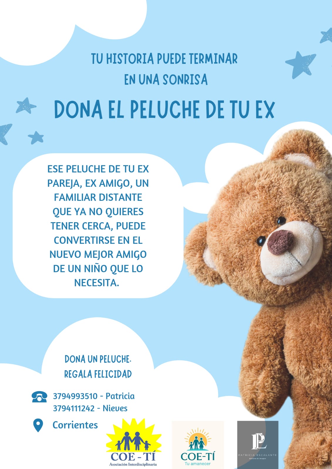 (Audio)Campaña Solidaria Dona El Peluche de tu Ex