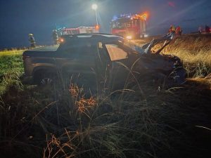 Accidente múltiple en la Ruta 51 cerca de Don Alfredo: un herido grave