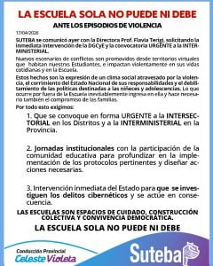 Amenazas de tiroteo: “tenemos que desnaturalizar discursos de odio”, dijo Irigoin (audio)