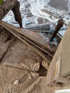 Imágenes y videos del temporal en el distrito y la zona