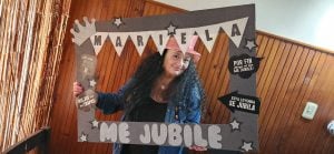 Se jubiló Mariela