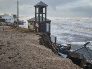 Imágenes y videos del temporal en el distrito y la zona