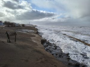 Imágenes y videos del temporal en el distrito y la zona