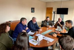 Concejales de La Libertad Avanza, gestionan rotonda para Ruta 3 y San Martín