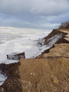 Imágenes y videos del temporal en el distrito y la zona
